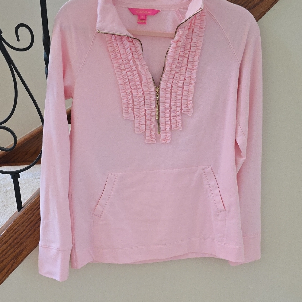 Lilly Pulitzer Pink Ruffle Jacket